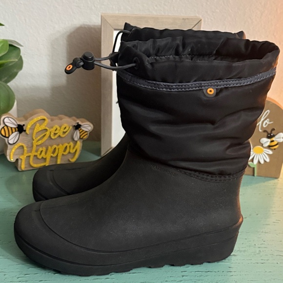 Bogs Black Kids Rain & Snow Boots